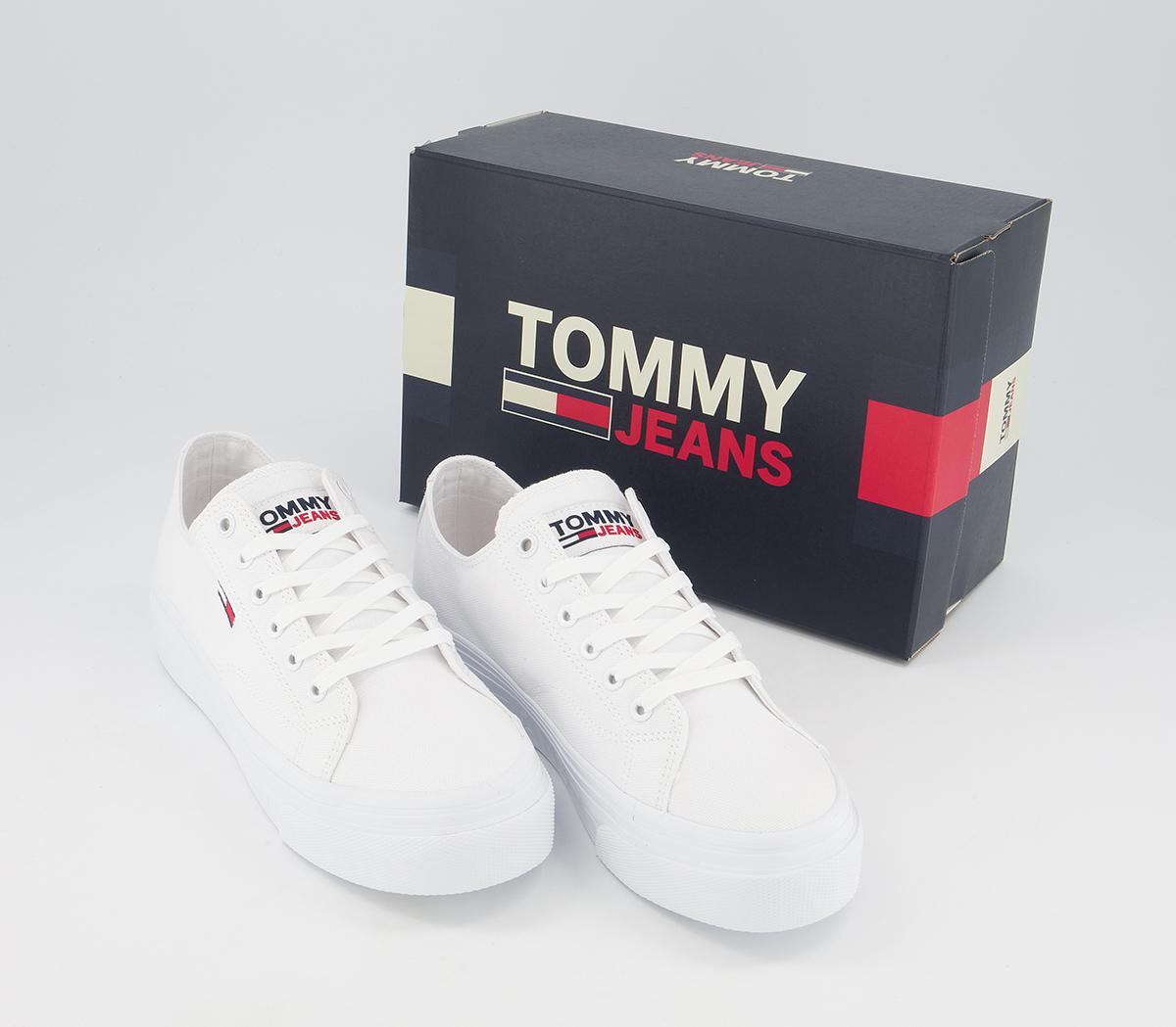 Tommy Hilfiger Flatform Tommy Jeans Sneakers Tommy Hilfiger Flatform Tommy Jeans Sneakers White