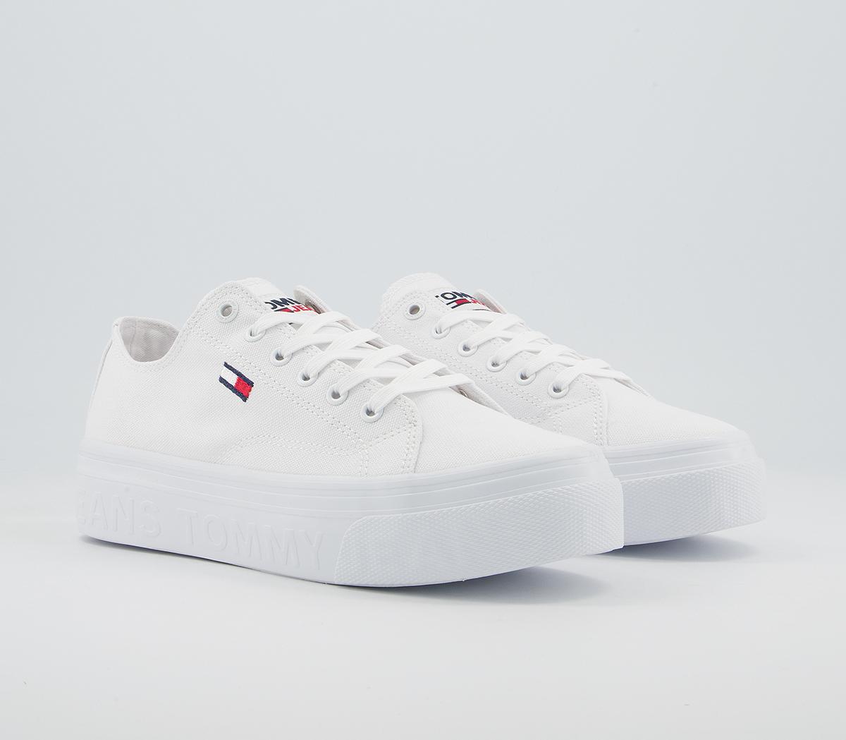 Tommy Hilfiger Flatform Tommy Jeans Sneakers Tommy Hilfiger Flatform Tommy Jeans Sneakers White