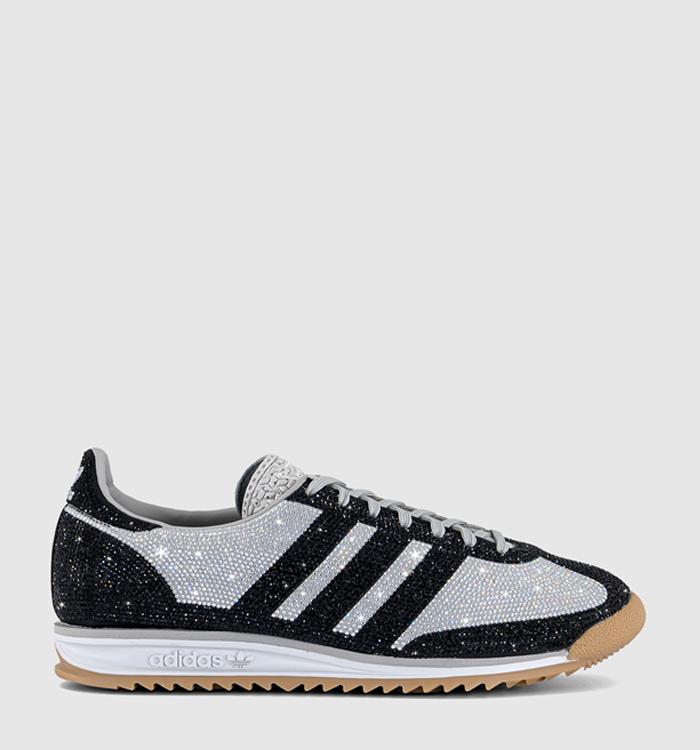 adidas SL 72 Trainers Crystal Grey Black  White