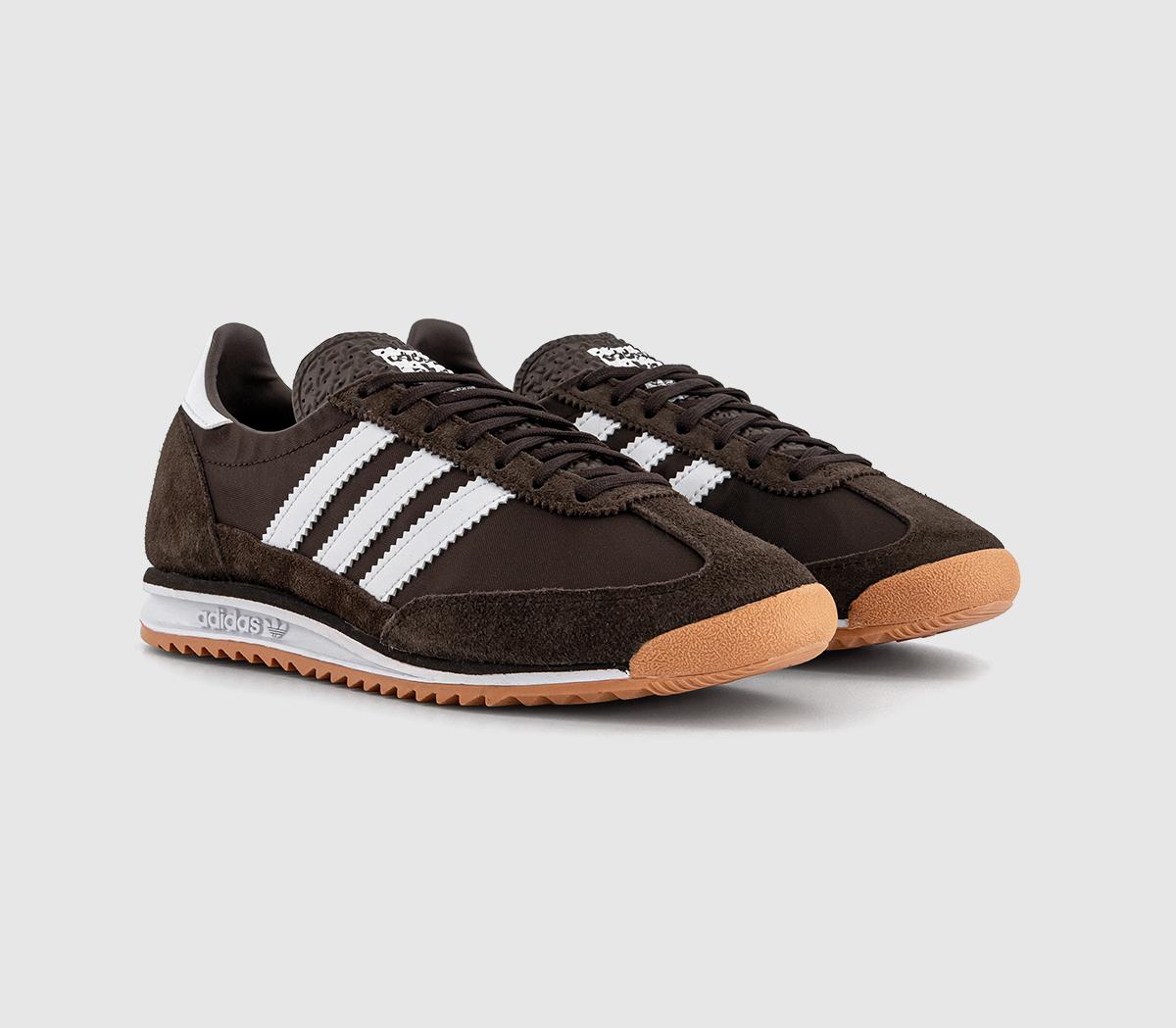 adidasSL 72 Trainers adidasSL 72 TrainersDark Brown White Gum