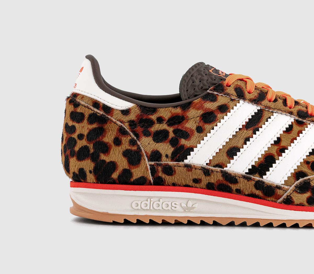 adidasSL 72 TrainersDark Brown Off White Semi Impact Orange