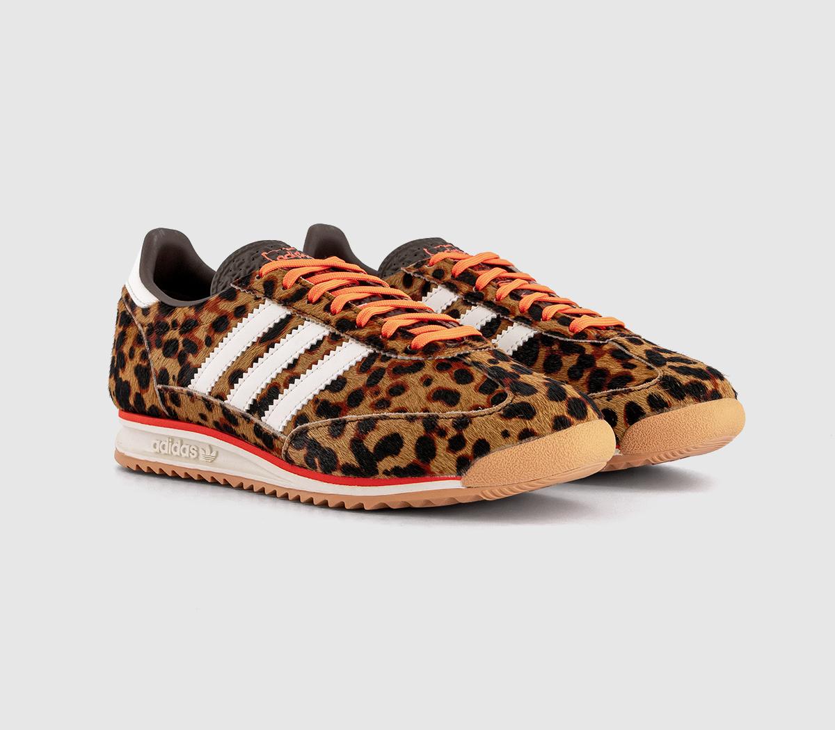 adidasSL 72 TrainersDark Brown Off White Semi Impact Orange