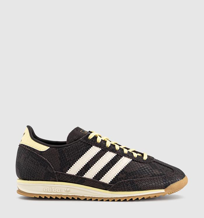 adidas SL 72 Trainers Snake Aurora Coffee Wonder White Gum
