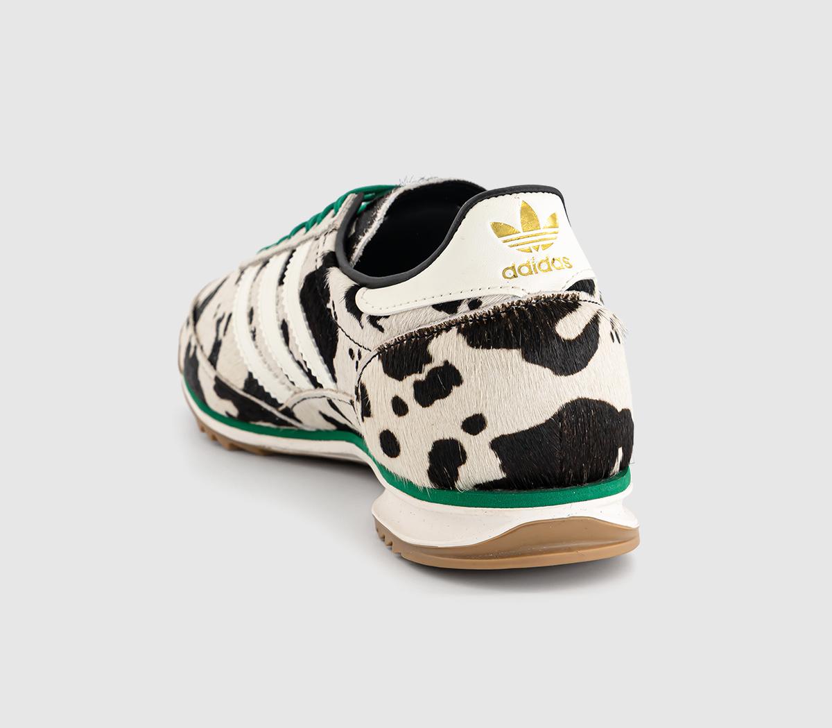 adidasSL 72 TrainersCow Print Court Green