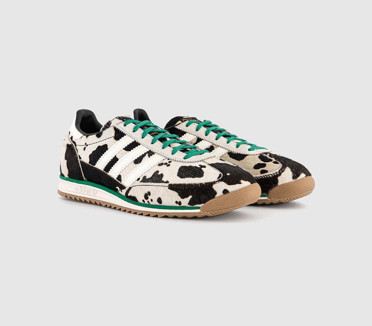 adidasSL 72 TrainersCow Print Court Green