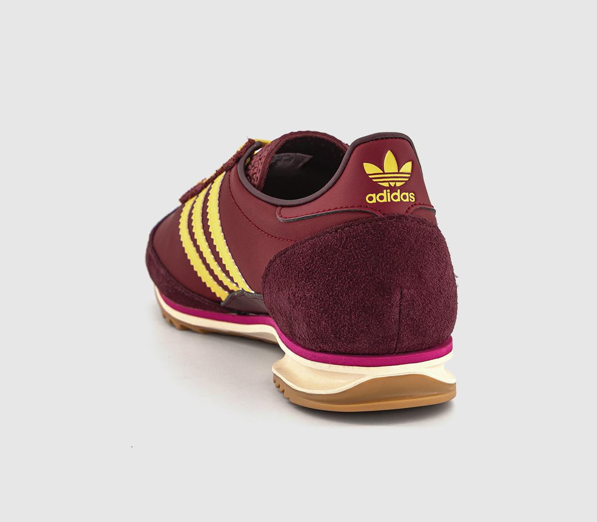 adidasSL 72 TrainersNoble Maroon Maroon Spring Yellow