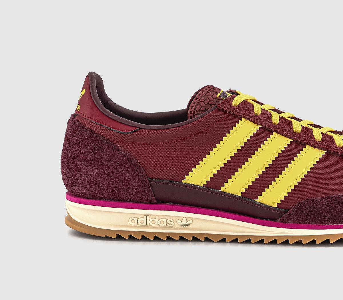 adidasSL 72 TrainersNoble Maroon Maroon Spring Yellow