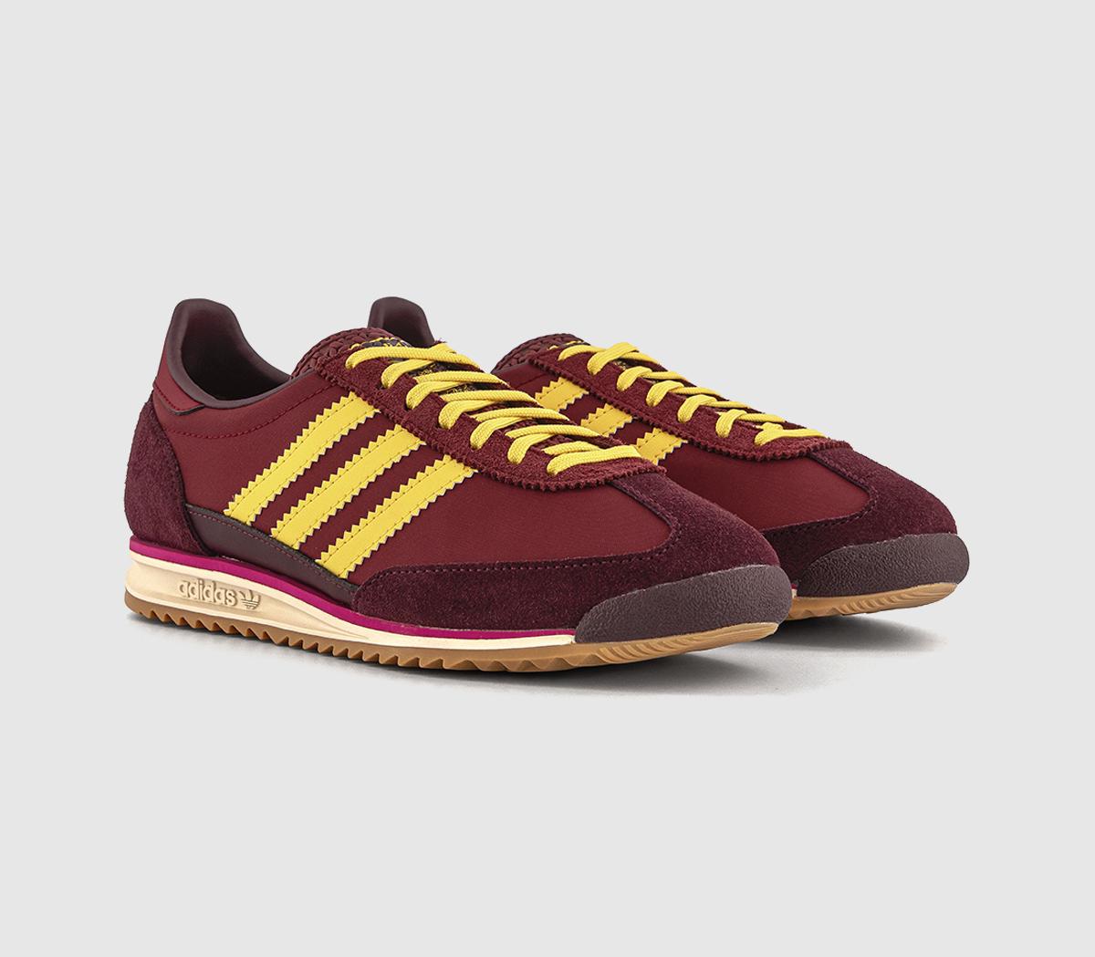 adidasSL 72 TrainersNoble Maroon Maroon Spring Yellow