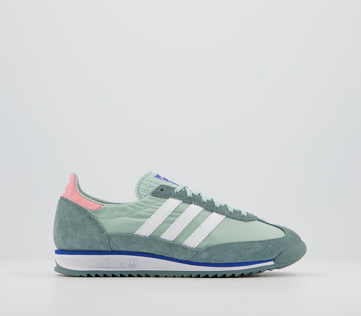 adidas Sl 72 Trainers Green Tint White Raw Green - Women's Trainers