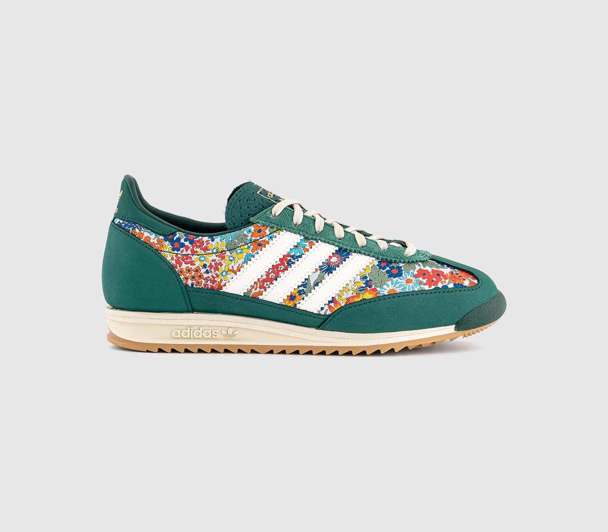 adidasadidas x Liberty London SL 72 Trainers adidasadidas x Liberty London SL 72 TrainersCollegiate Green Cream White Gum