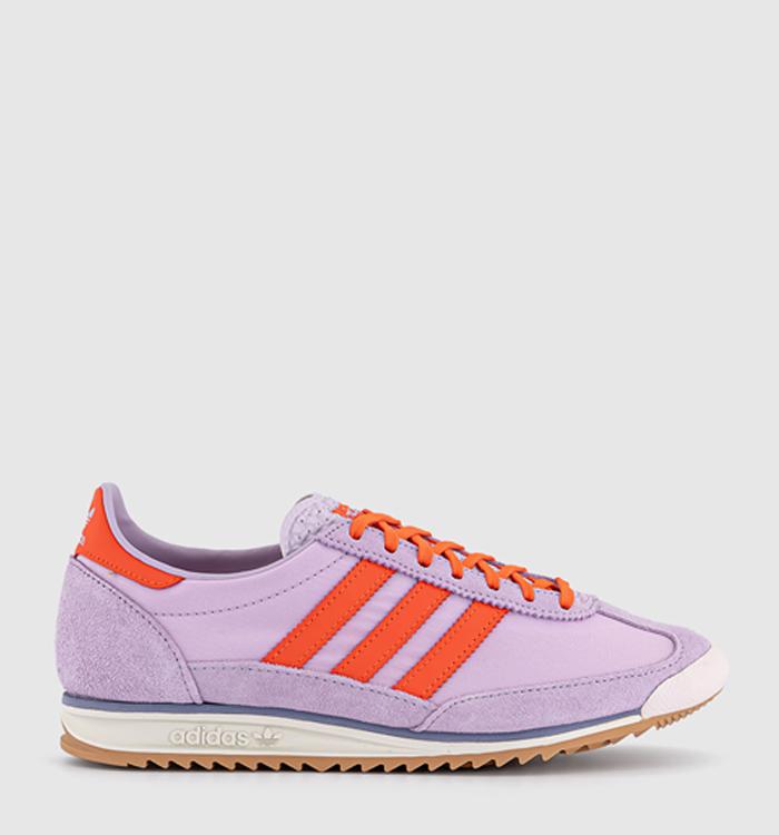 adidas SL 72 Trainers Ice Lavender Impact Orange Silver Violet