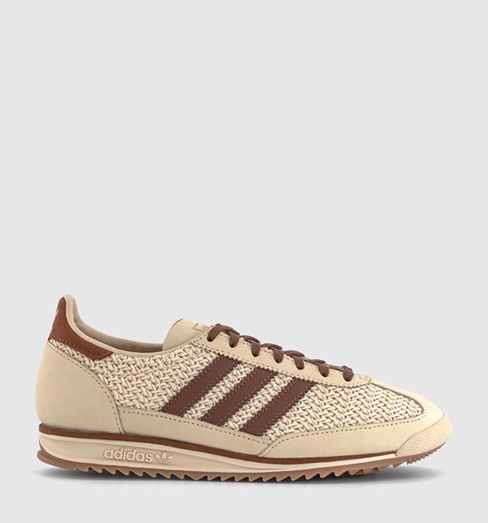 adidas Sl 72 Trainers Sand Strata Preloved Brown Cream White
