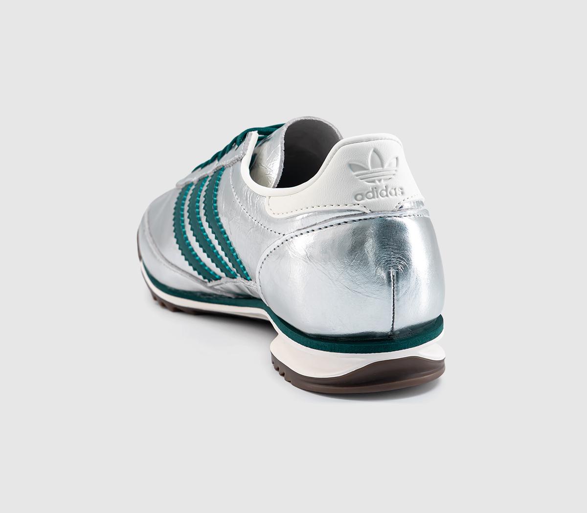 adidasSl 72 TrainersSilver Metallic Rich Green Offwhite