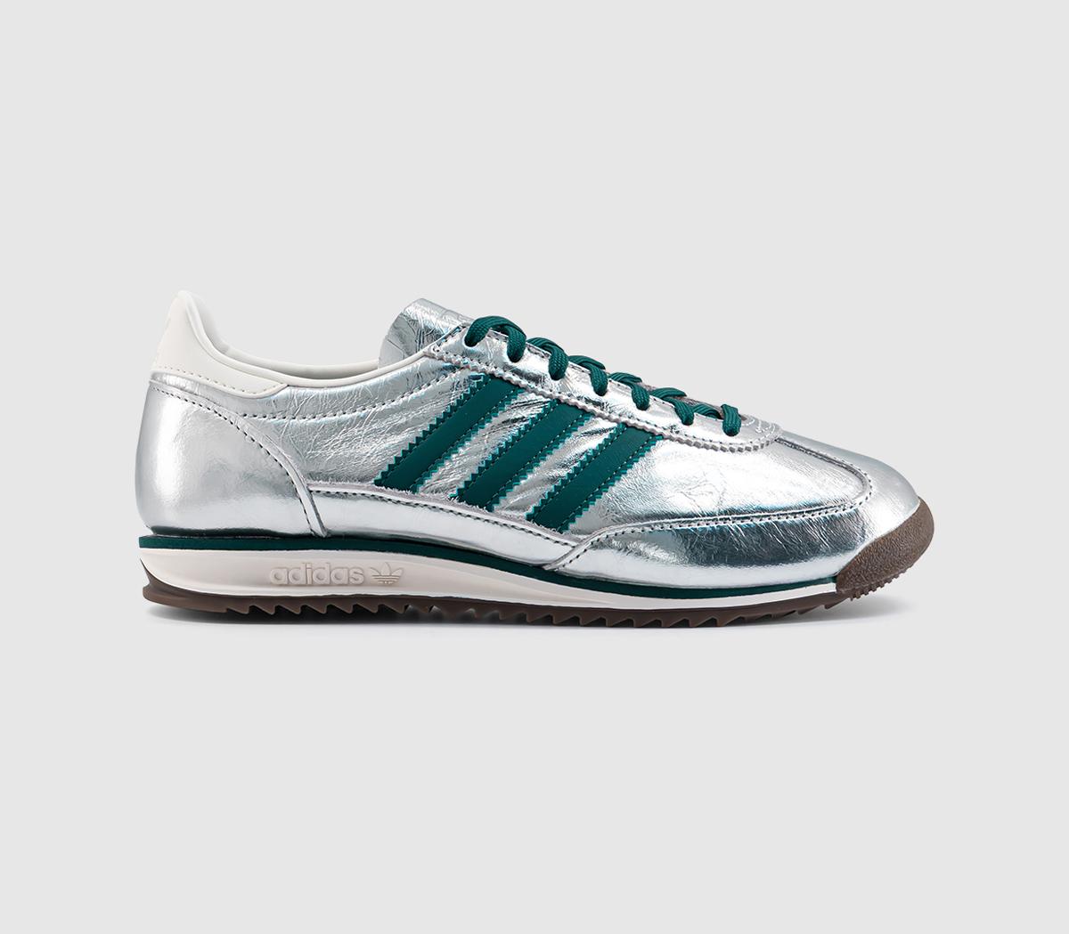 adidasSl 72 TrainersSilver Metallic Rich Green Offwhite