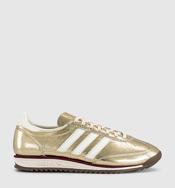 adidas SL 72 Trainers Gold Metallic Off White Shadow Red