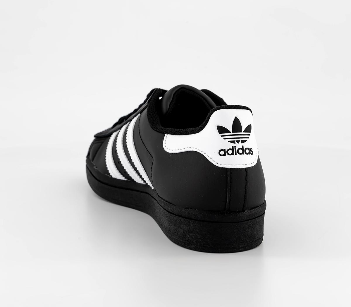 adidasSuperstar TrainersBlack White