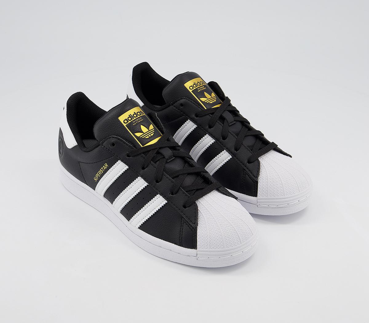 adidas Superstar Trainers Black White Vegan - Women's Trainers