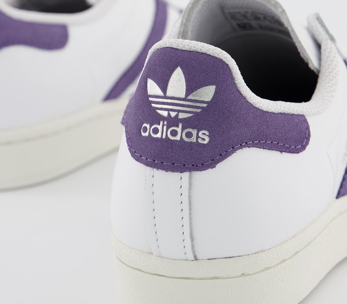 adidasSuperstar TrainersWhite Tech Purple Off White