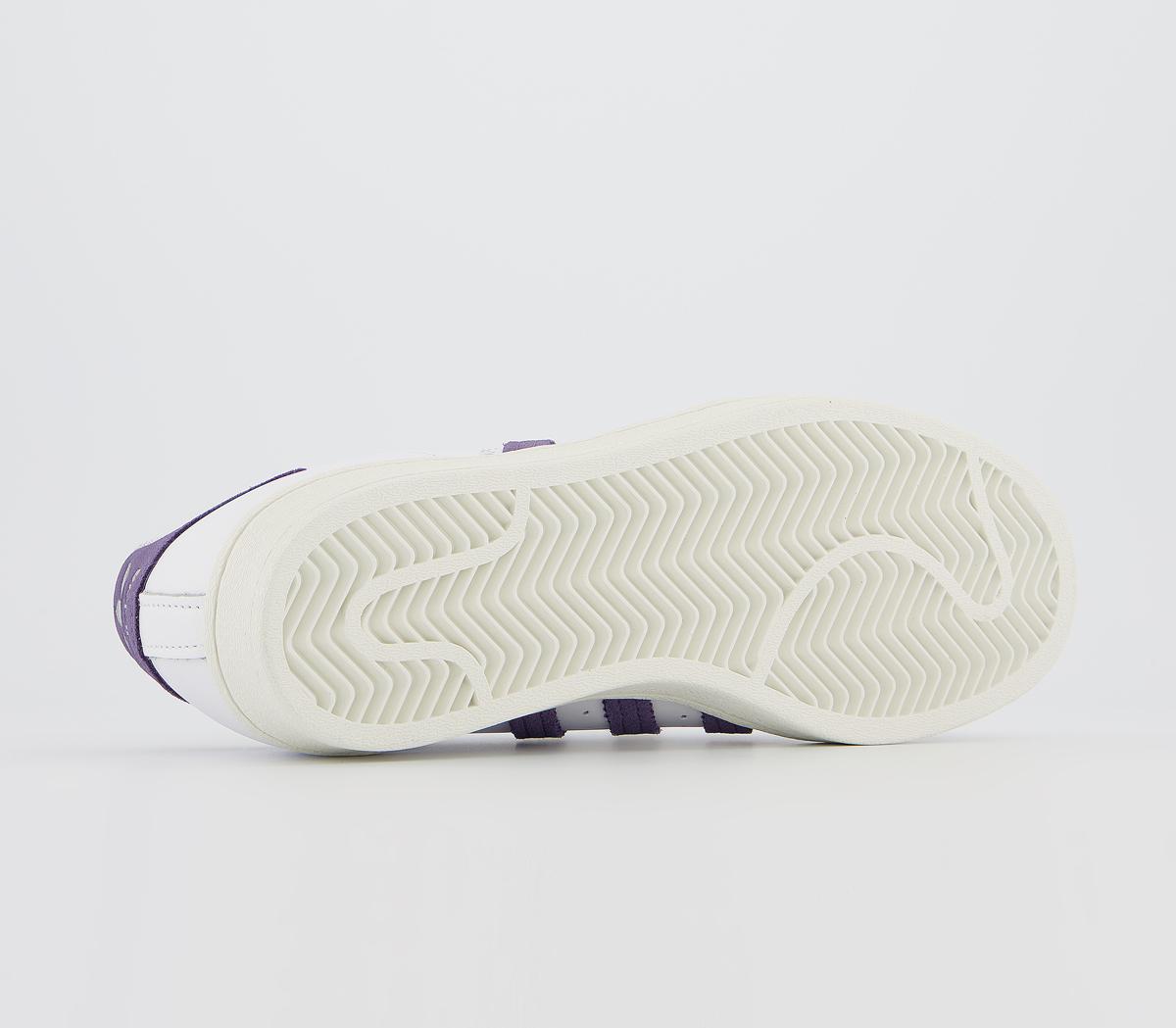 adidasSuperstar TrainersWhite Tech Purple Off White