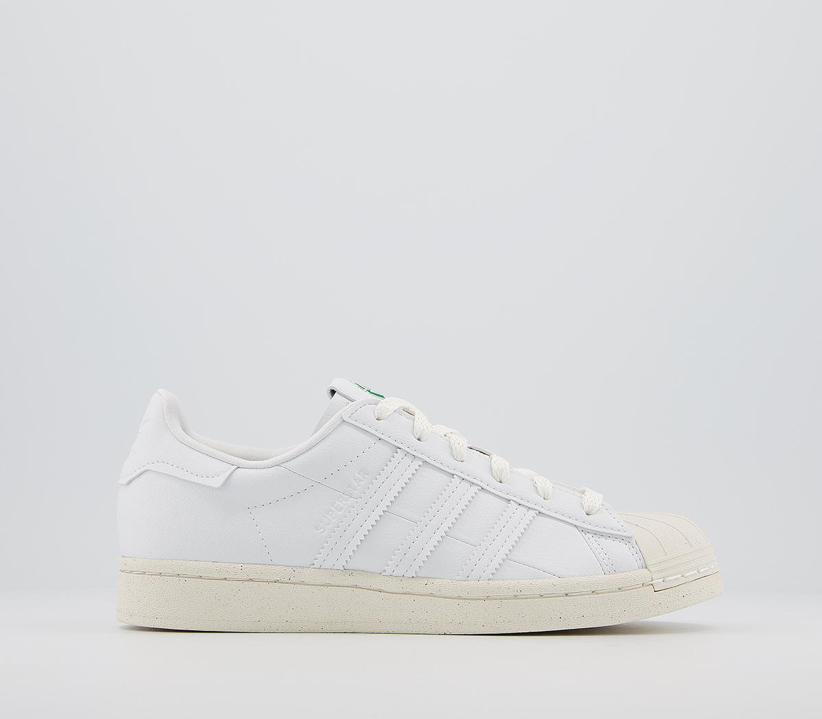 adidasSuperstar 'Clean Classics' TrainersWhite Off White Green Sustainable