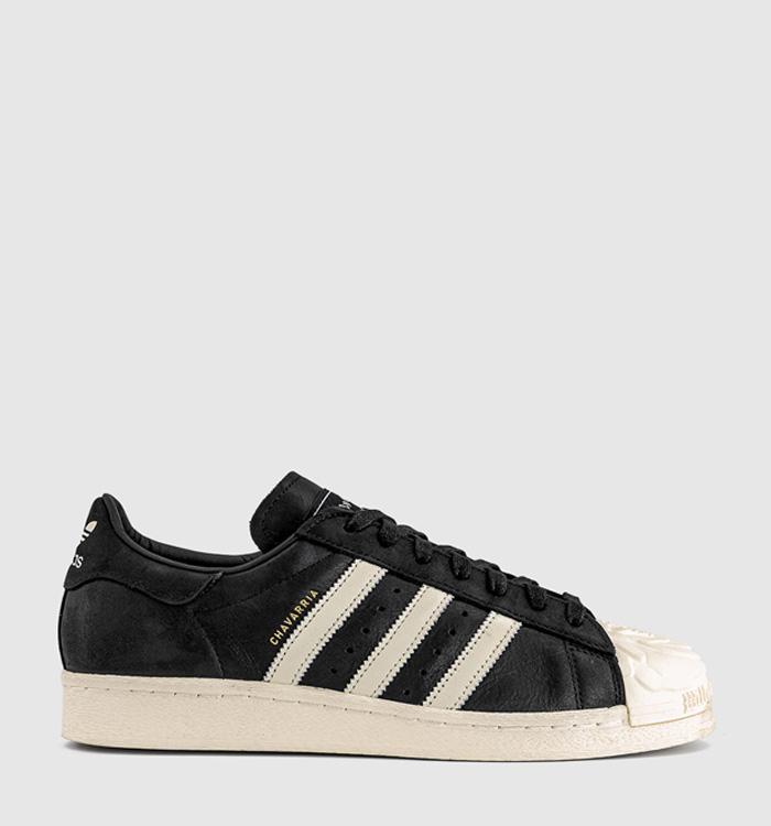 adidas Superstar Trainers Chavarria  Core Black Off White Gold Metallic