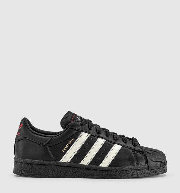 adidas Adidas x Willy Chavarria Superstar Trainers Chavarria  Core Black Off White Red