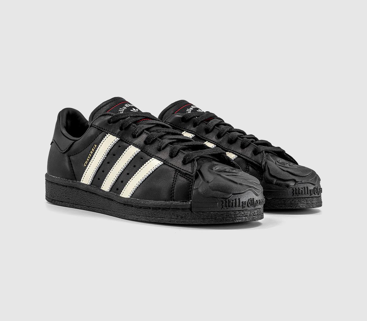 adidasAdidas x Willy Chavarria Superstar TrainersChavarria  Core Black Off White Red