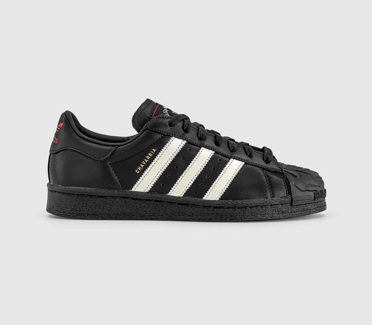 adidasAdidas x Willy Chavarria Superstar TrainersChavarria  Core Black Off White Red