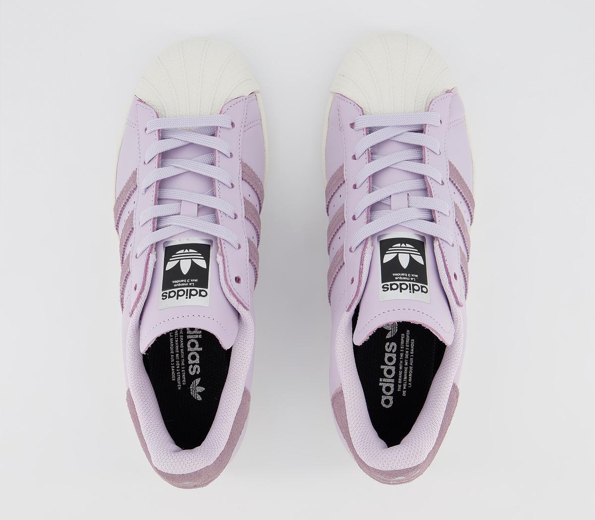 adidas Superstar Trainers Purple Tint Legacy Purple Off