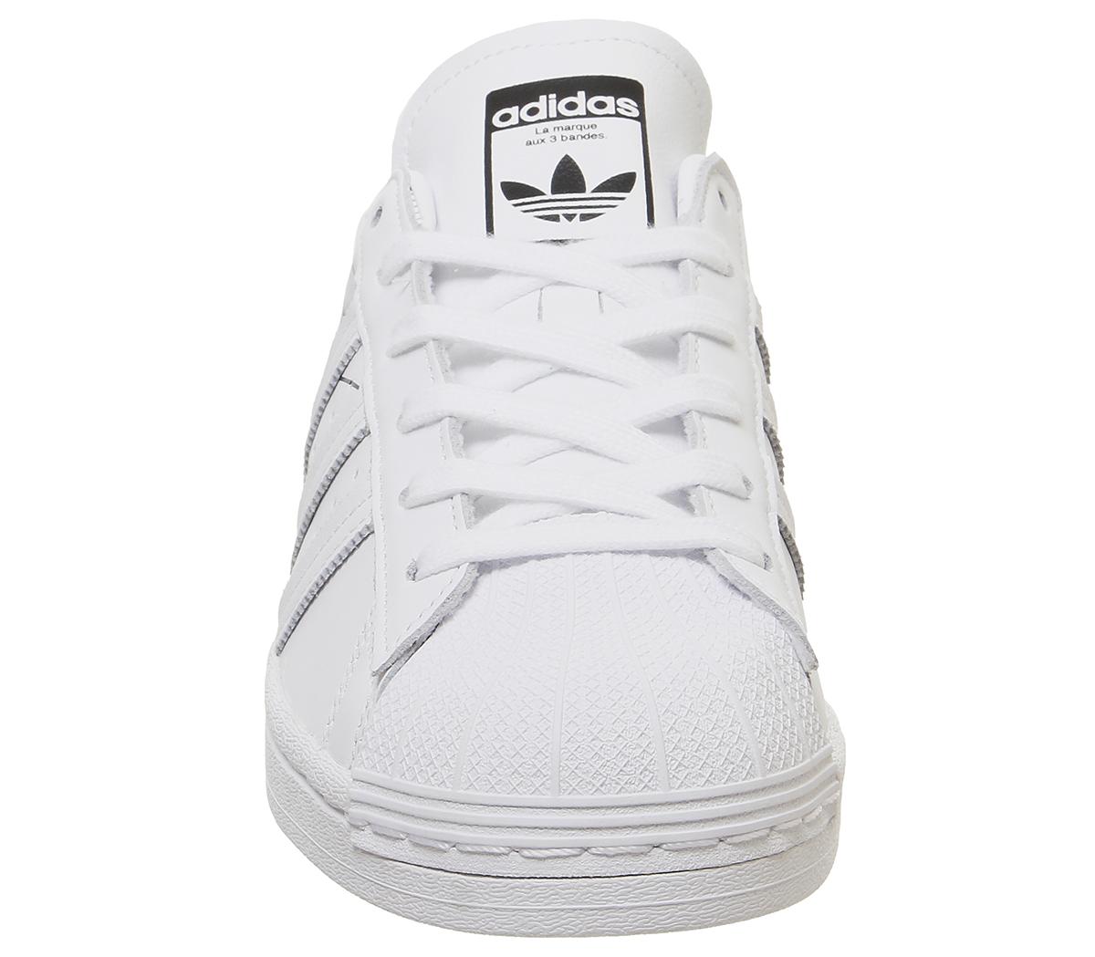 adidasSuperstar TrainersMickey Mouse White Black