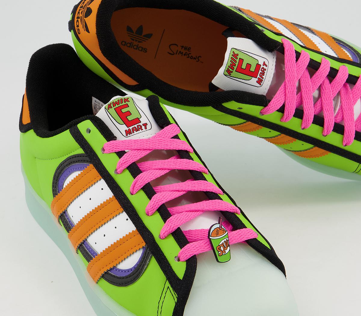 adidas gazelle silver green womens Adidas Superstar The Simpsons Squishee main image 0