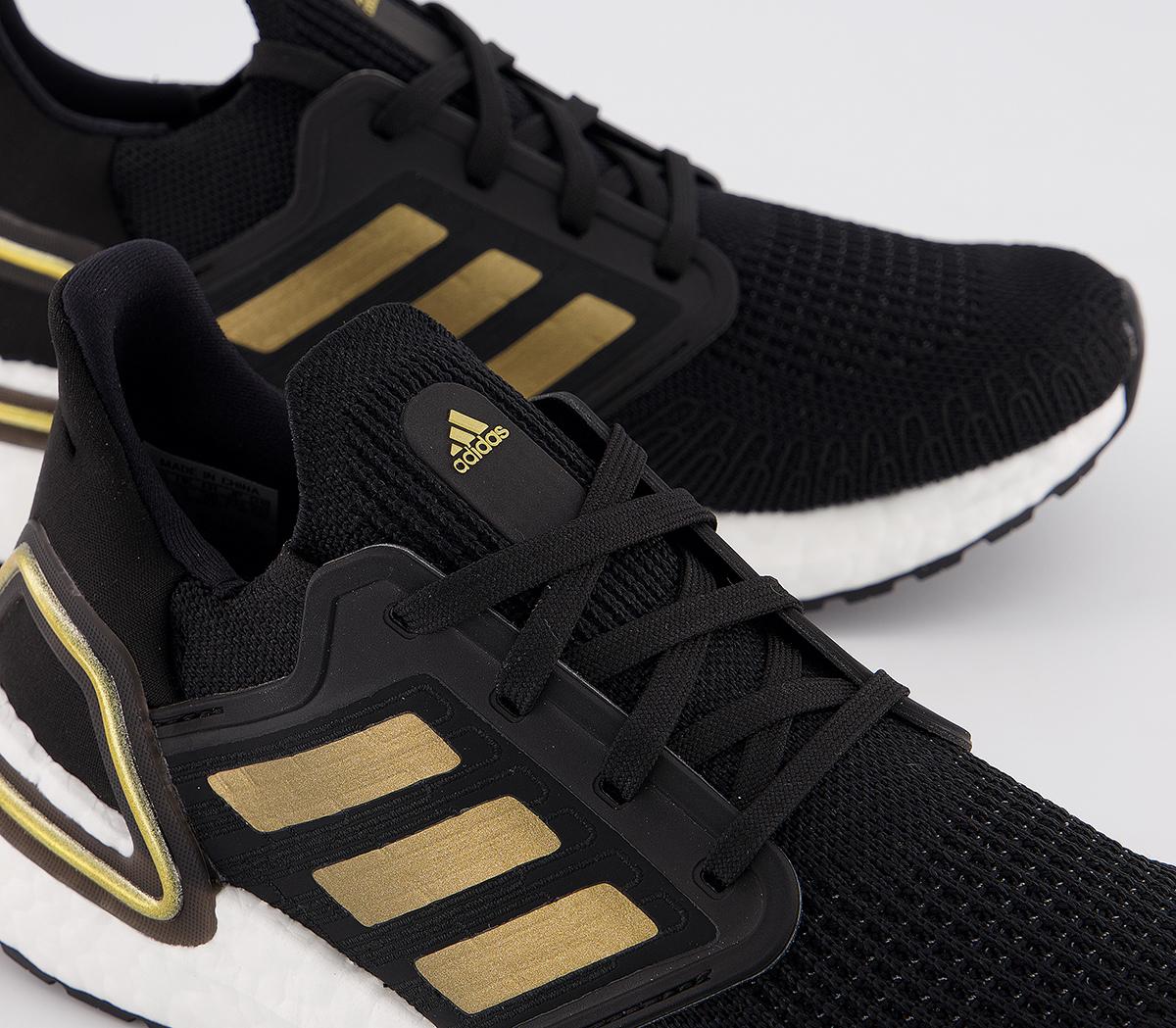 Running Shoes Adidas Black Gold Ultra Boost Ultraboost 20 Adidas