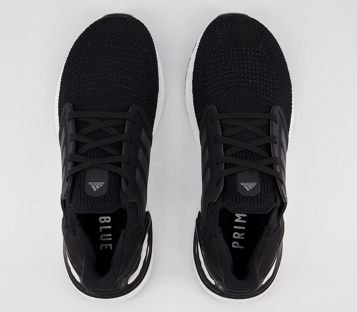 adidas Ultraboost Ultra Boost 20 Trainers adidas Ultraboost Ultra Boost 20 Trainers Core Black White