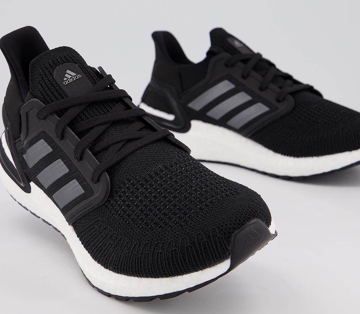 adidas Ultraboost Ultra Boost 20 Trainers Core Black White - Unisex Sports