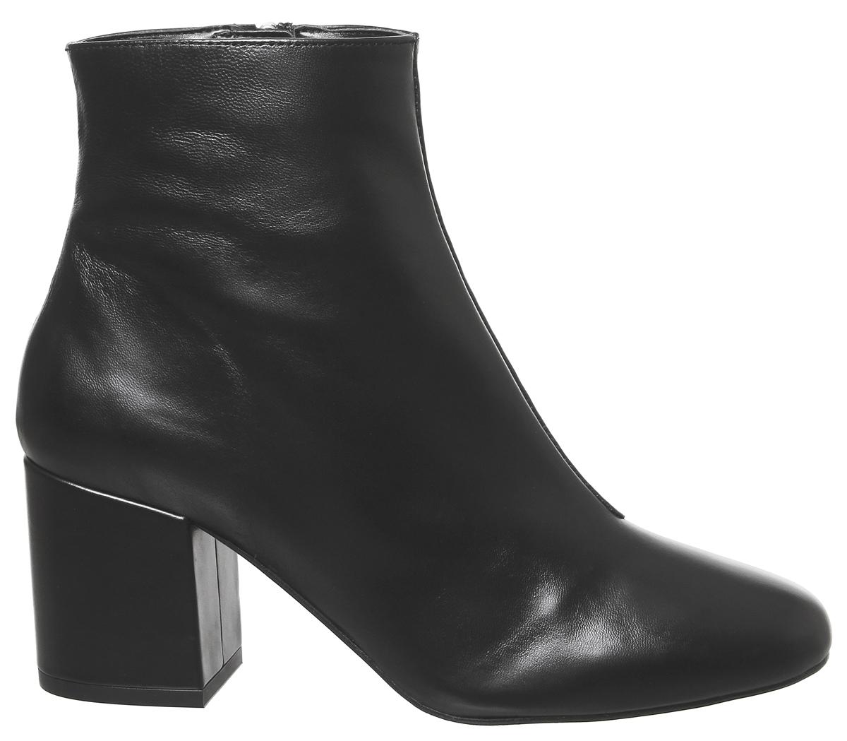 OFFICEAmoretti Black Heel Boots OFFICEAmoretti Black Heel BootsBlack Leather