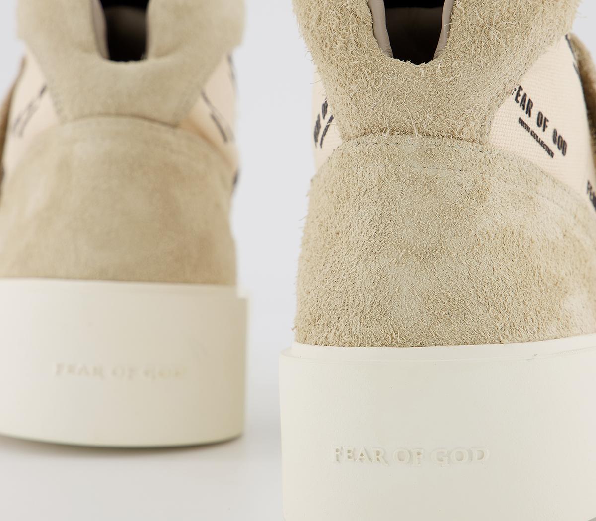 Fear of God Skate Mid Sneaker Bone Cream Fog - Unisex Sports display picture 1