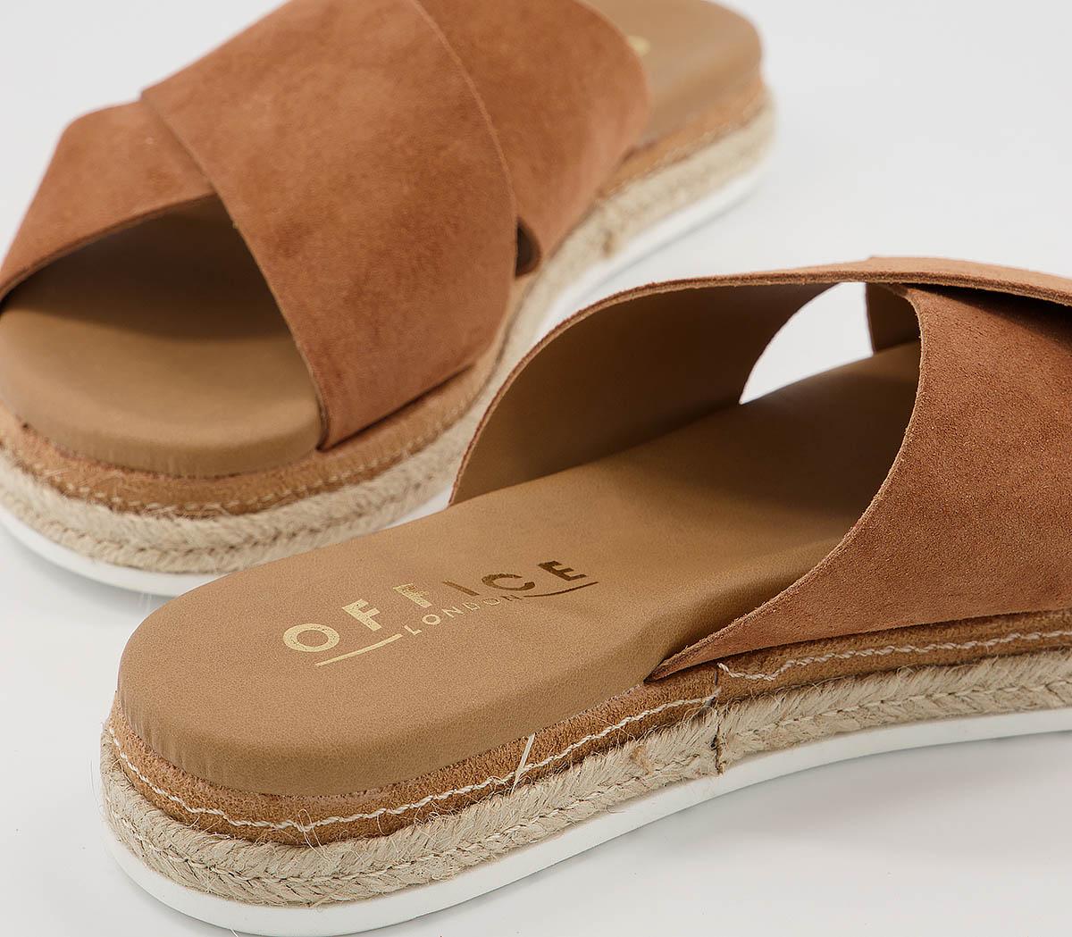 Office Soul cross Strap Espadrilles Office Soul cross Strap Espadrilles Nude Suede