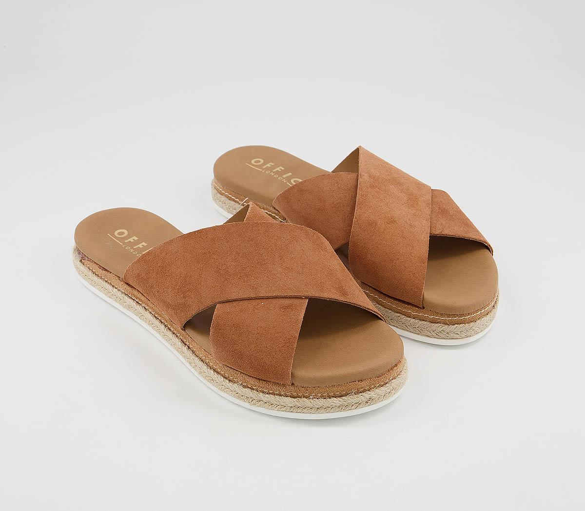 Office Soul cross Strap Espadrilles Office Soul cross Strap Espadrilles Nude Suede