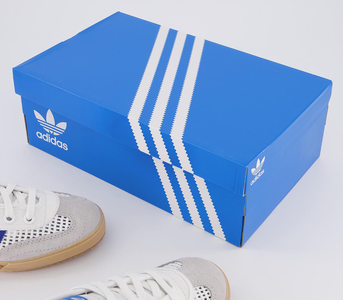 adidas Tischtennis Trainers White Grey Two Royal Blue - Men's Trainers