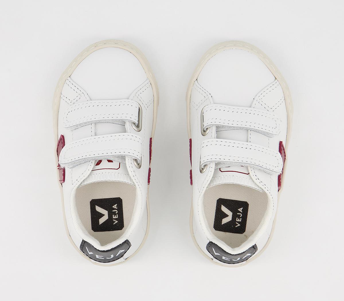 VEJAEsplar Infant Trainers VEJAEsplar Infant TrainersWhite Marsala Black