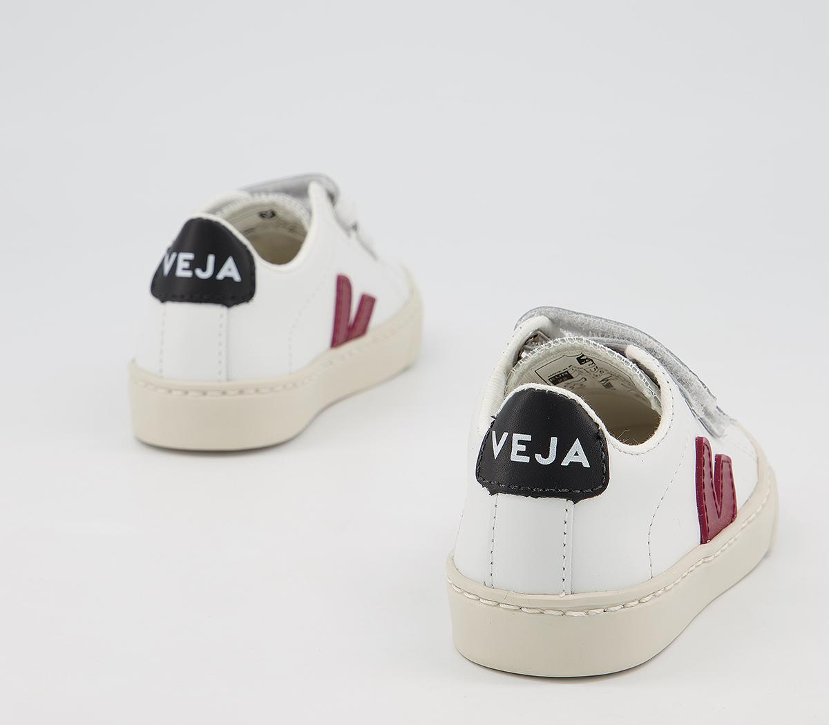VEJAEsplar Infant TrainersWhite Marsala Black