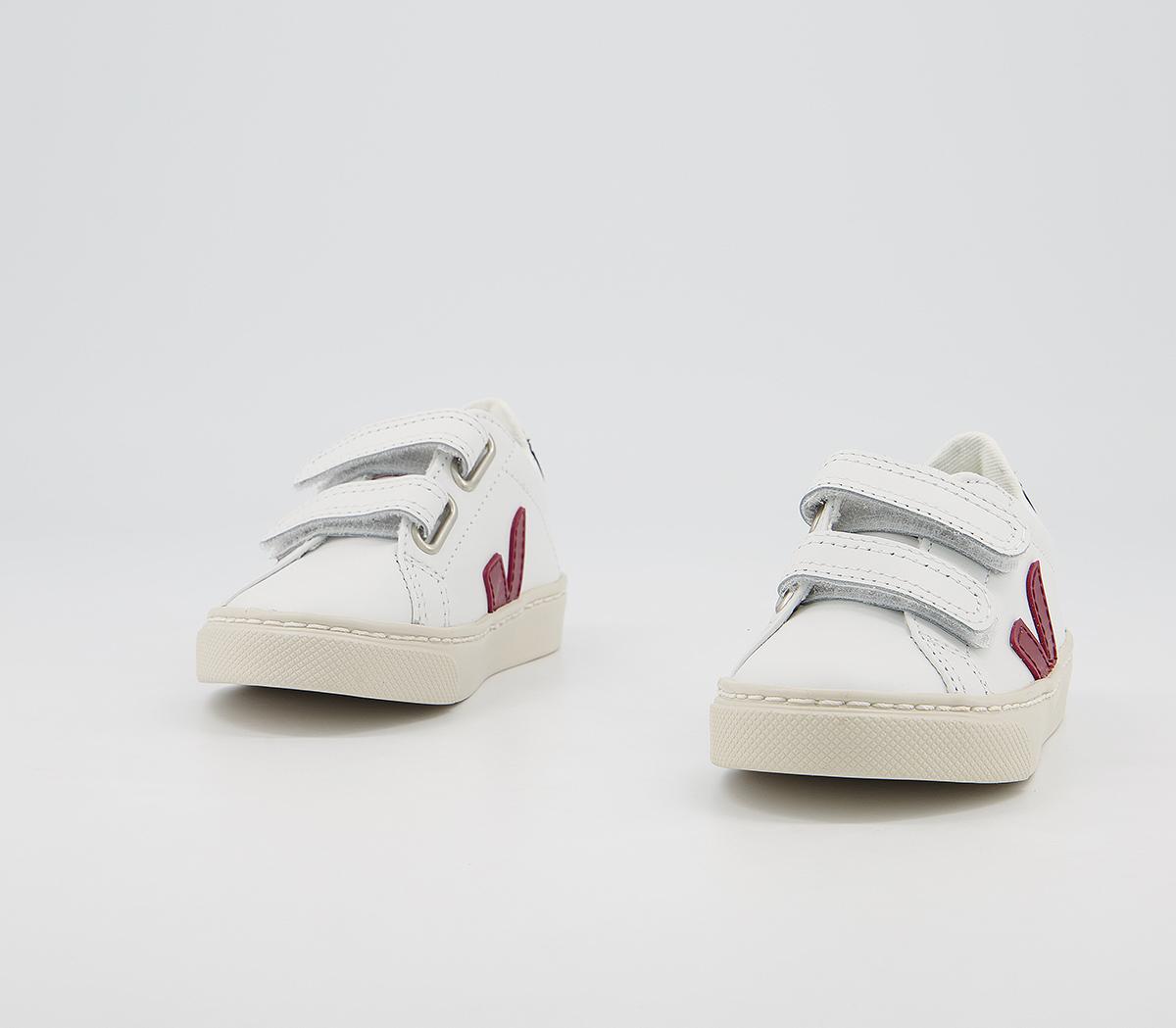 VEJAEsplar Infant TrainersWhite Marsala Black