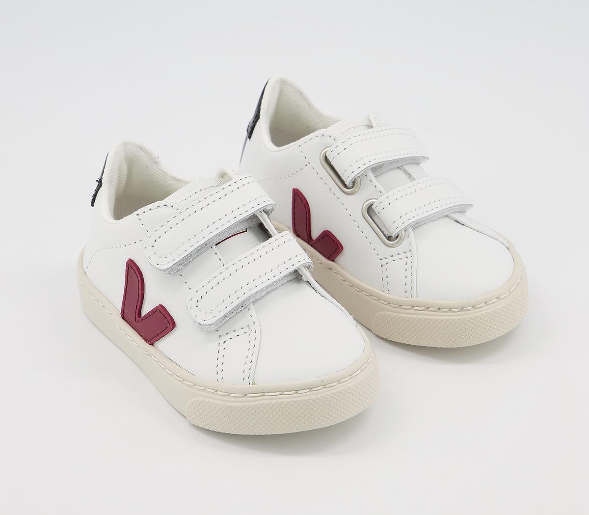 VEJAEsplar Infant TrainersWhite Marsala Black