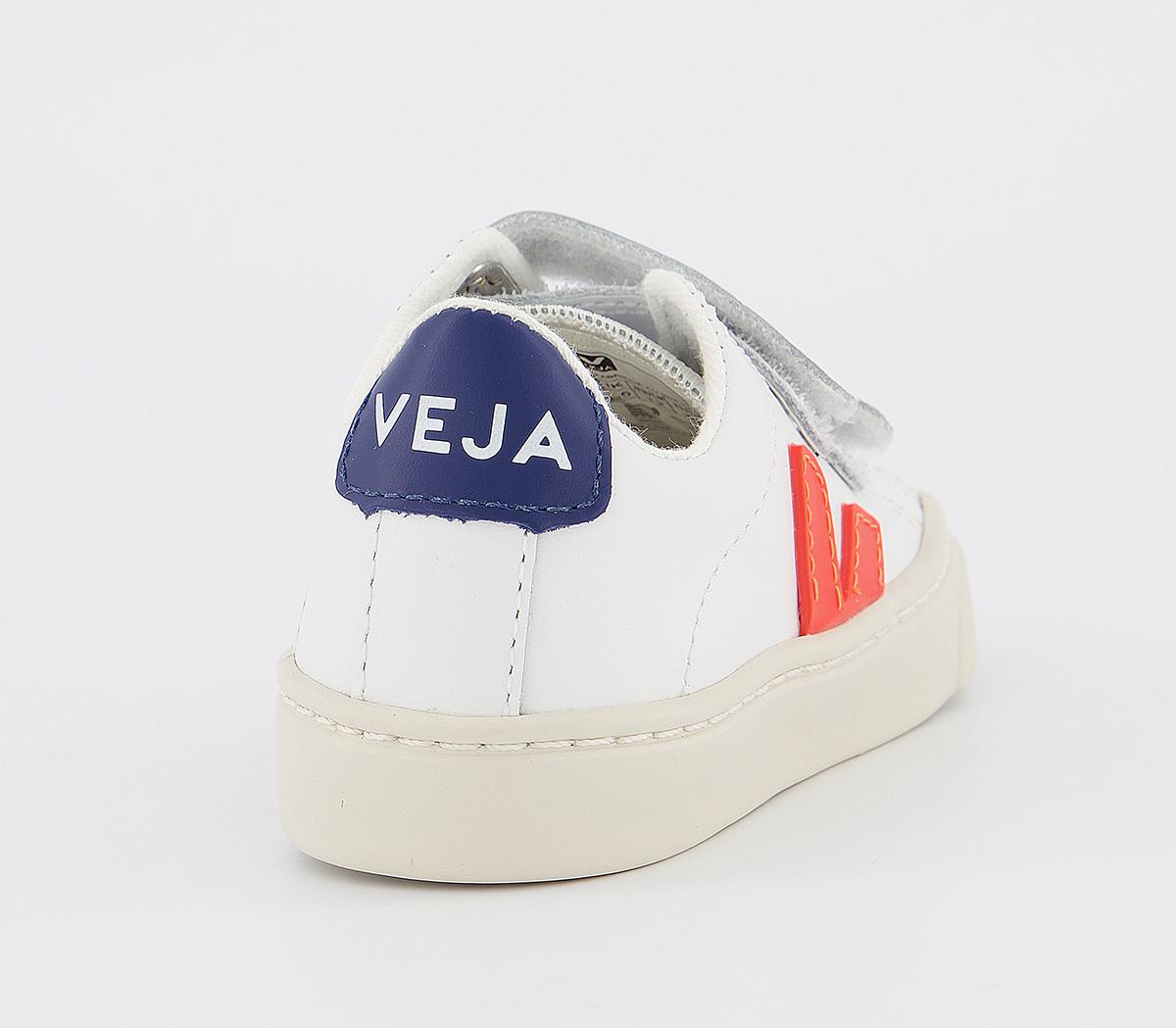 VEJA Esplar Infant White Orange Fluo Cobalt Unisex