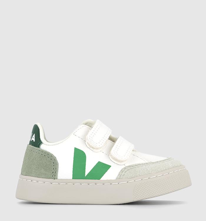 VEJA V-12 Infant Trainers Extra White Multico Clay