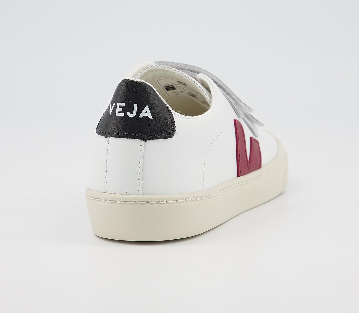 VEJA Esplar Youth Trainers VEJA Esplar Youth Trainers White Marsala Black