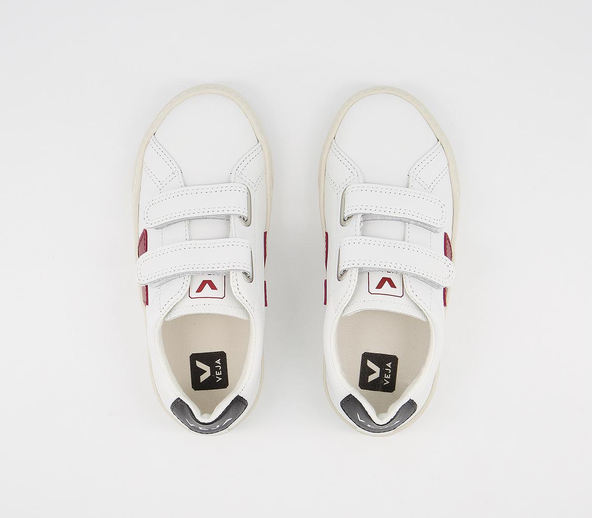 VEJA Esplar Youth Trainers VEJA Esplar Youth Trainers White Marsala Black