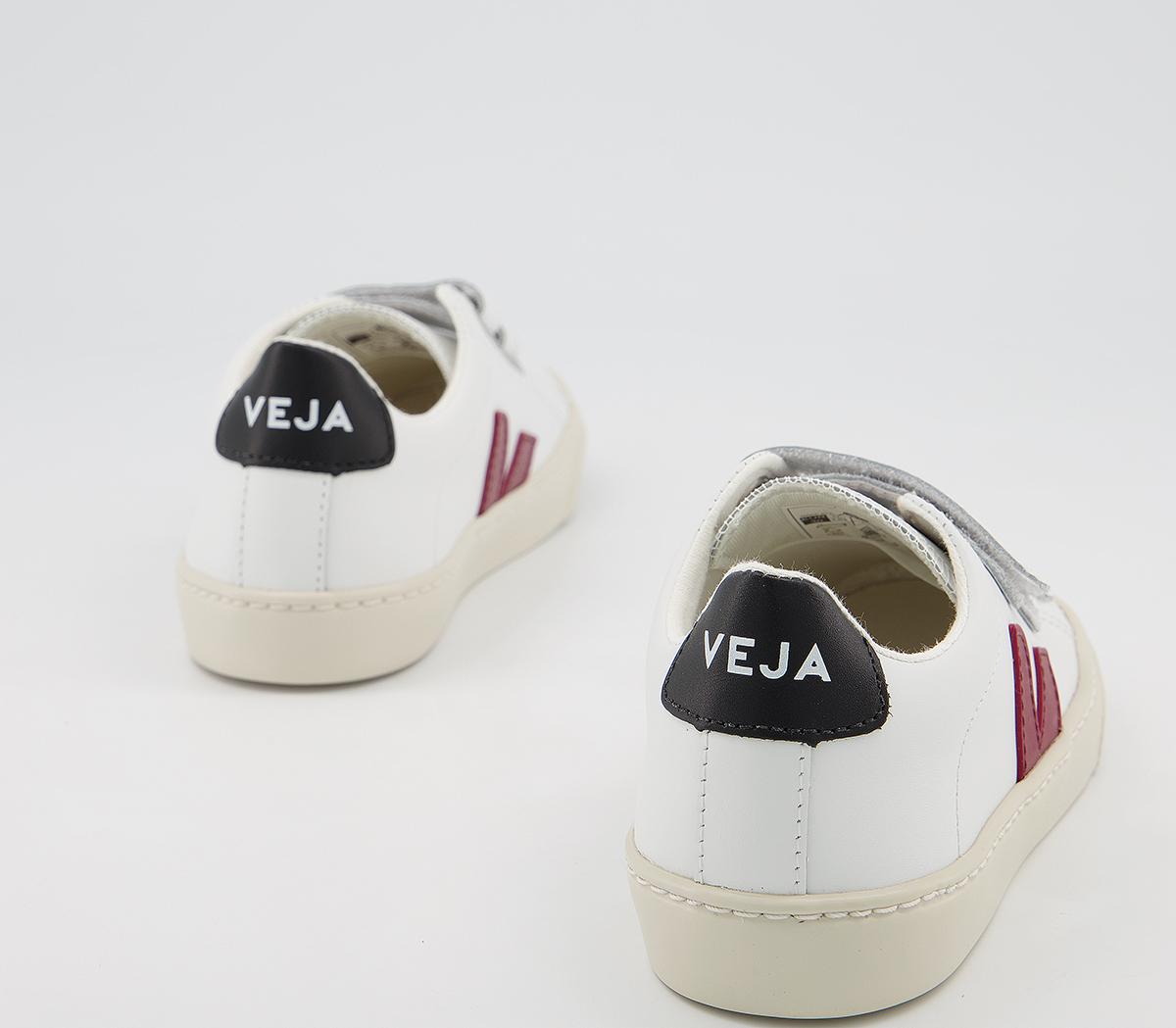 VEJA Esplar Youth Trainers VEJA Esplar Youth Trainers White Marsala Black