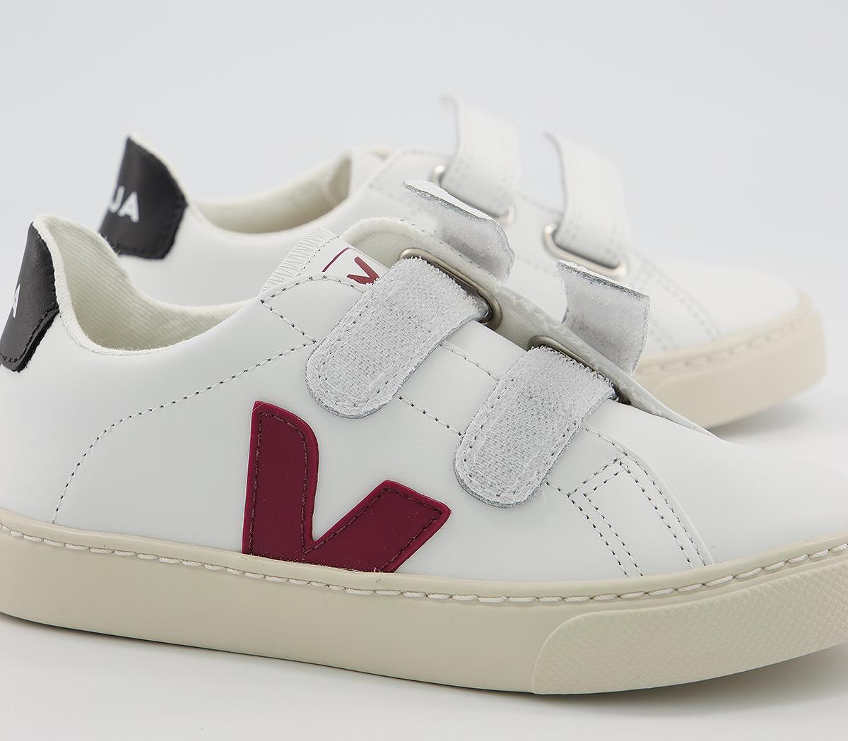 VEJA Esplar Youth White Marsala Black - Unisex
