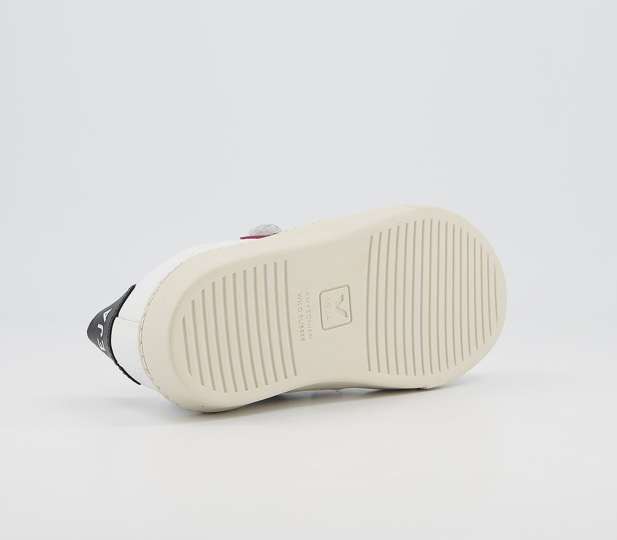 VEJA Esplar Youth Trainers VEJA Esplar Youth Trainers White Marsala Black